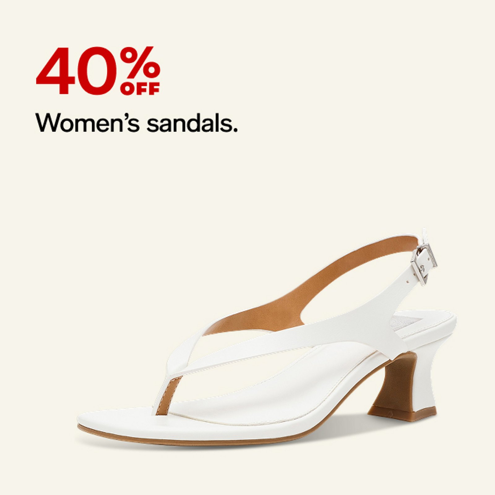 40% OFF Women's sandals