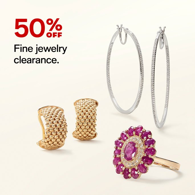 50% off Fine Jewelry Clearance