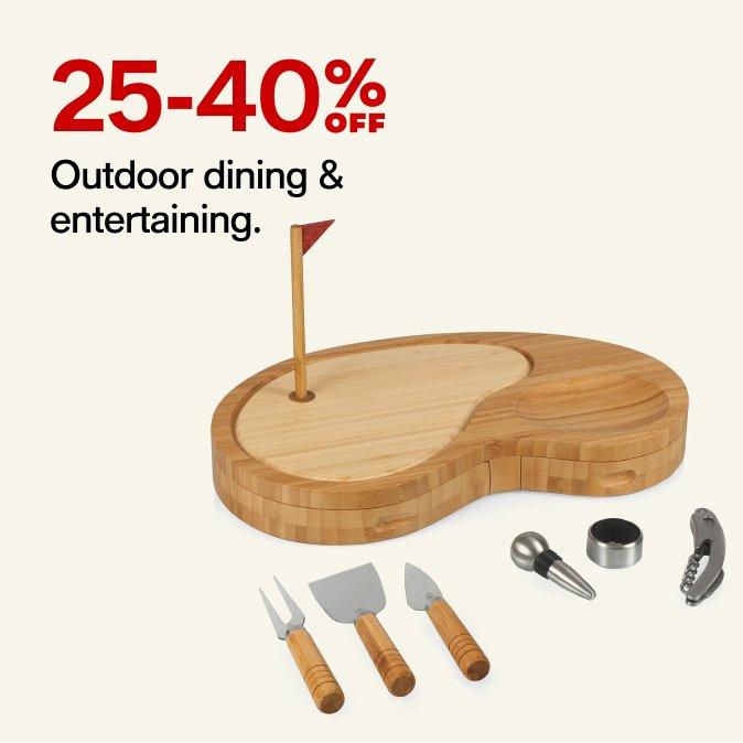 25 off outdoor dining