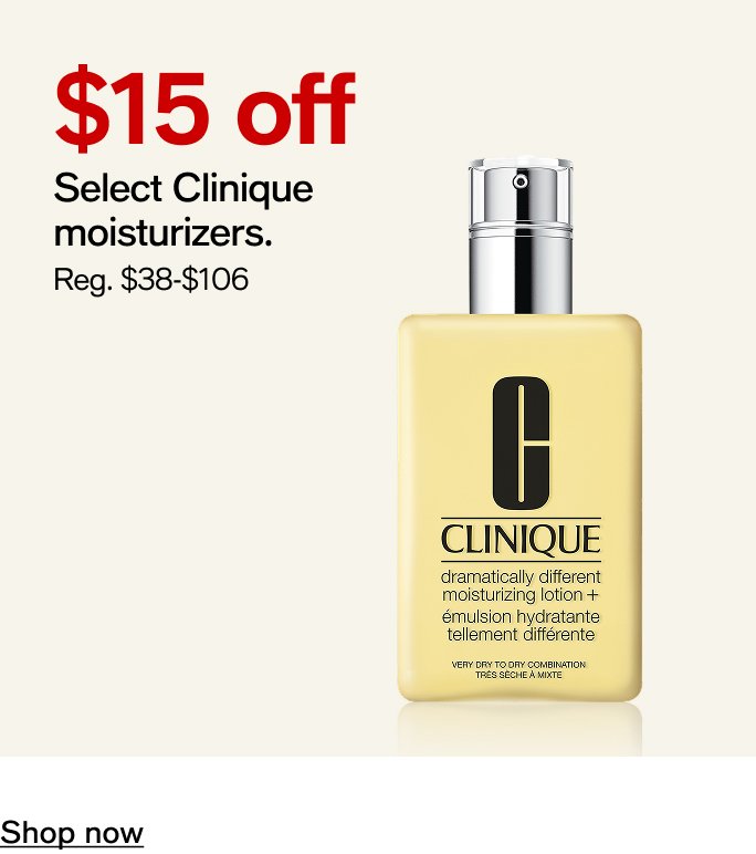 $15 off clinique