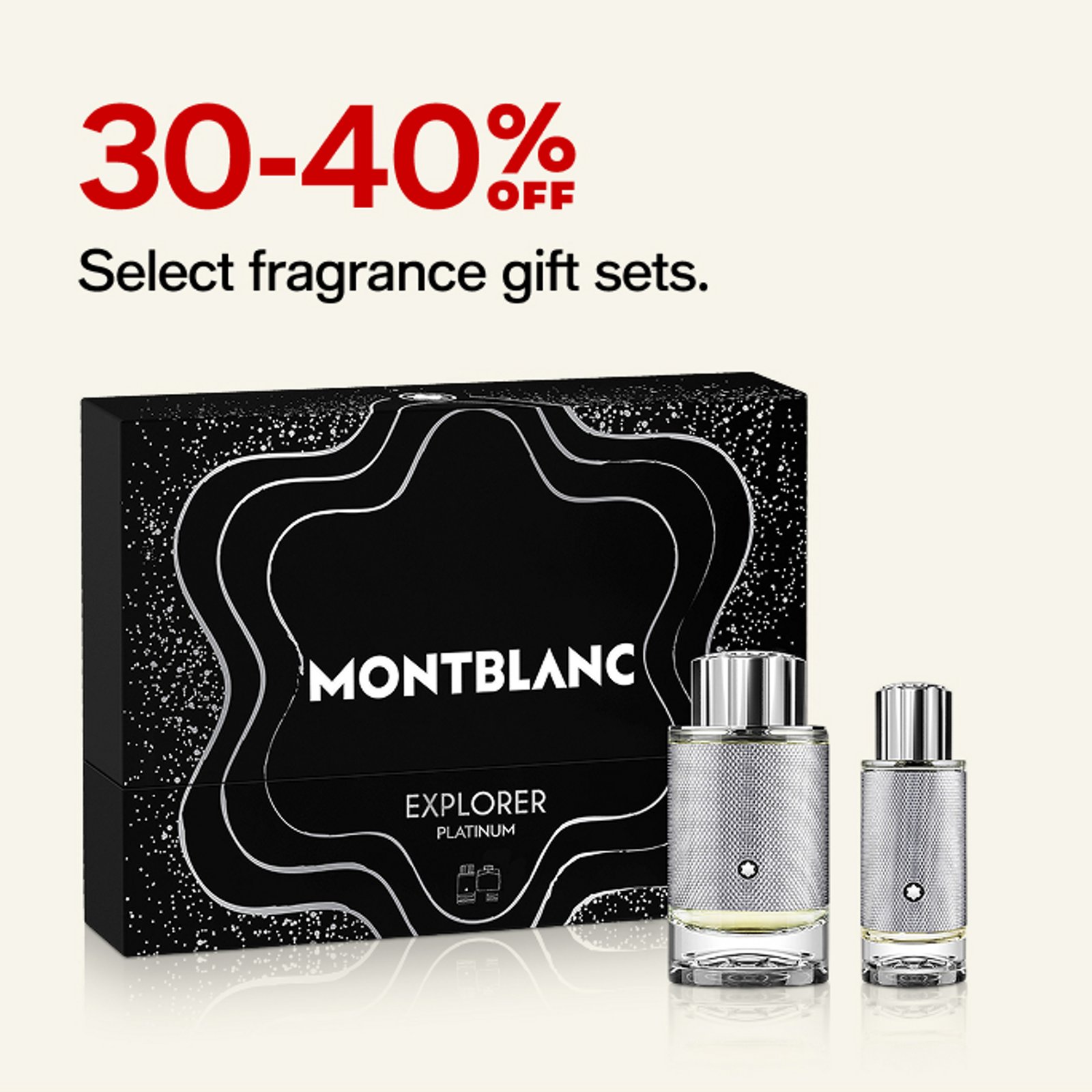 30-40% off fragrance gift sets