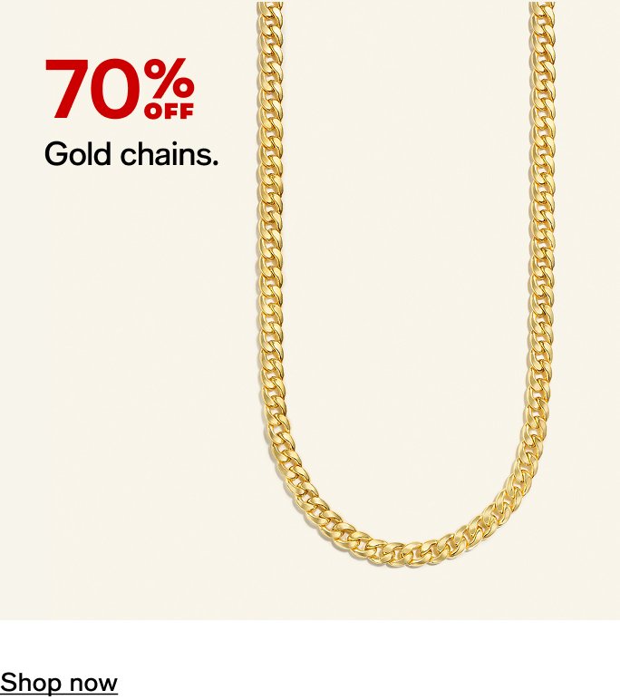 70% OFF gold chain