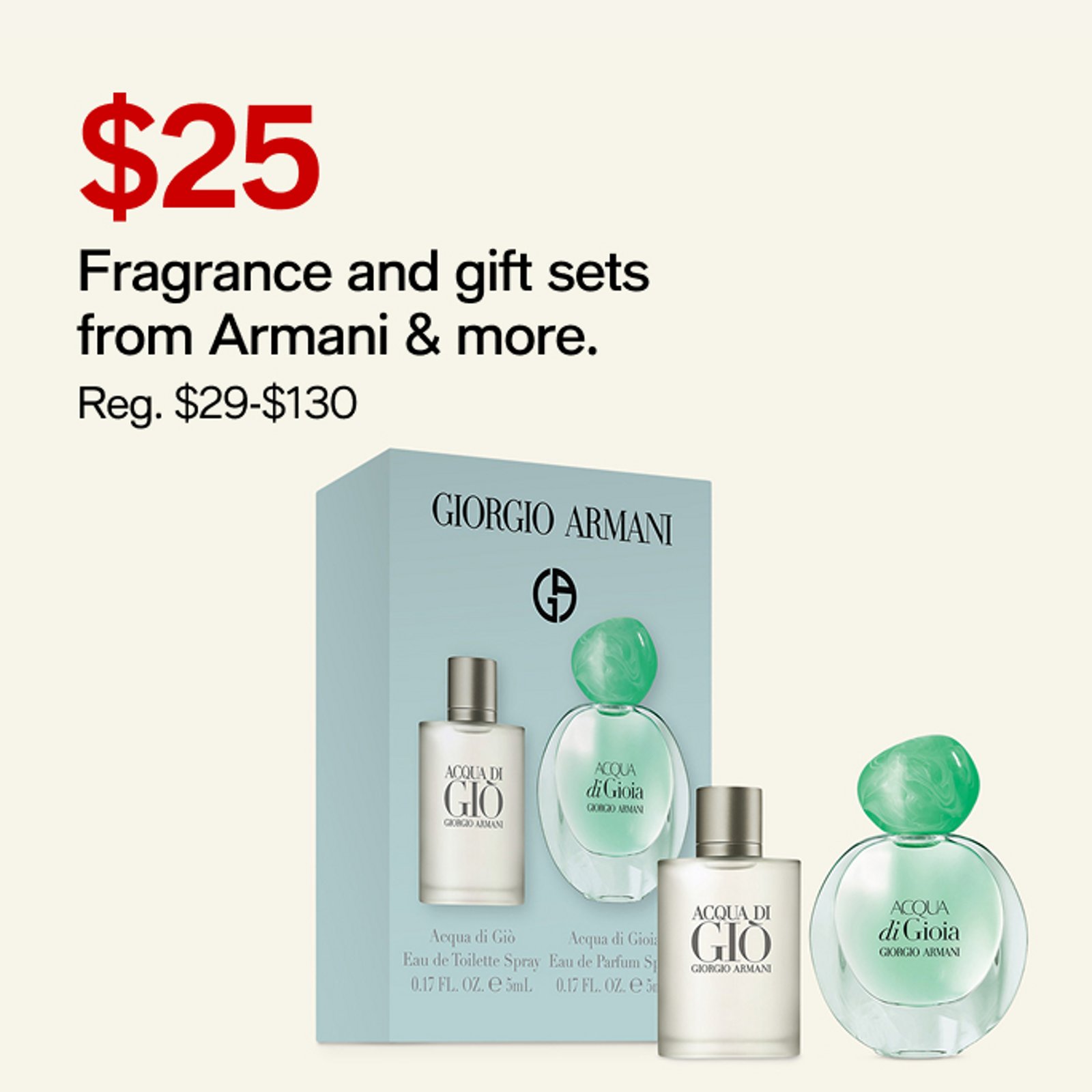 $25 fragrance & gifts