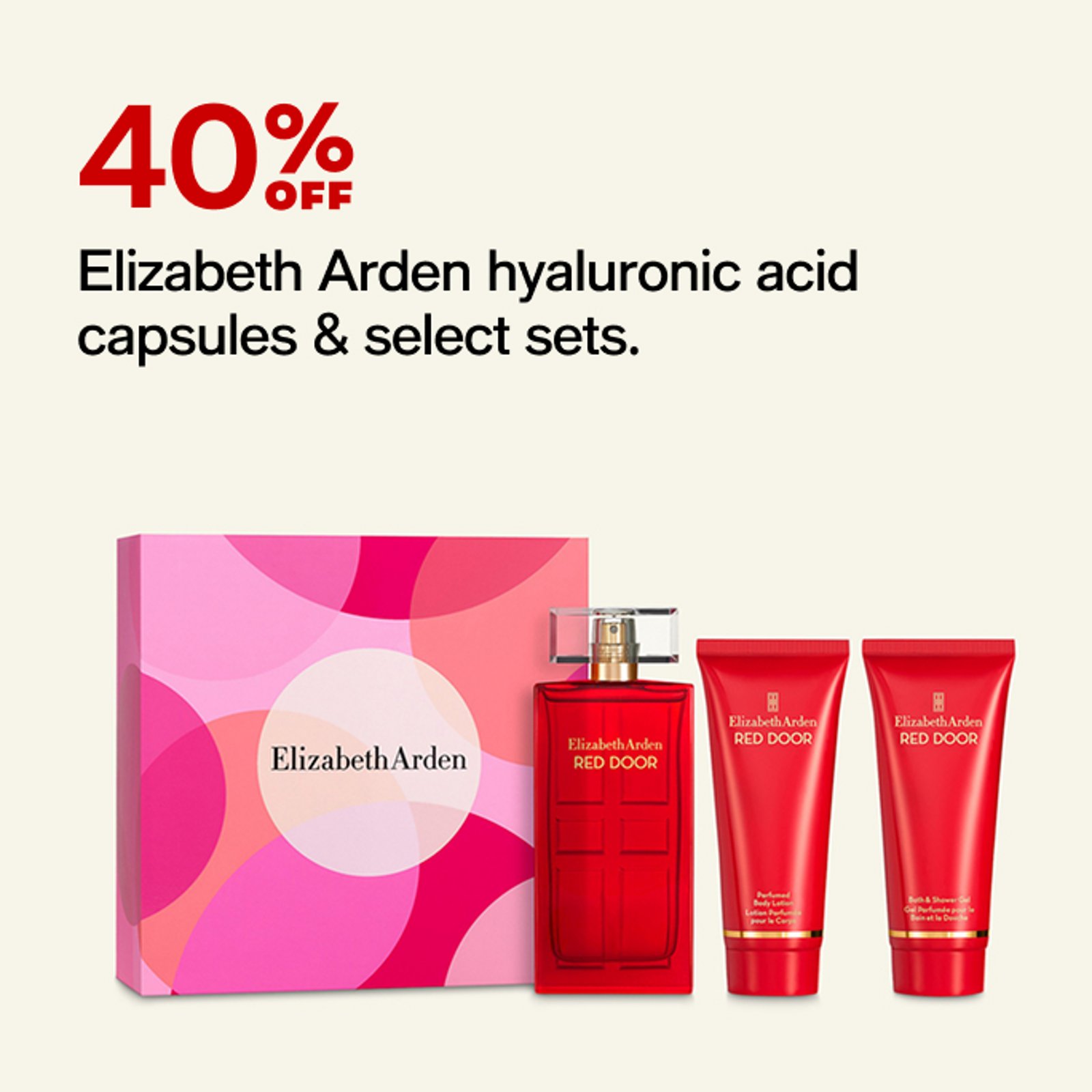 40% off Elizabeth Arden