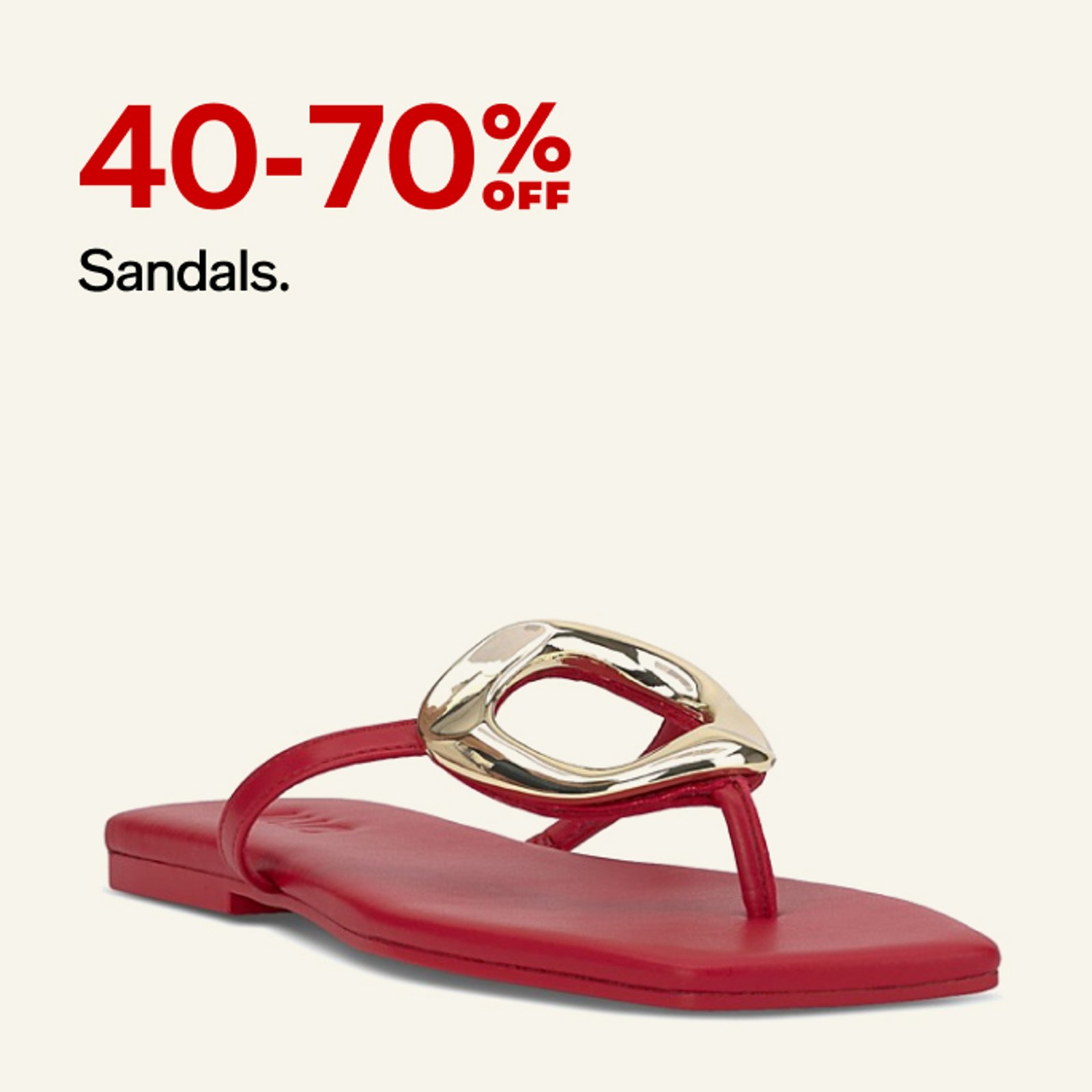 40-70% off Sandals