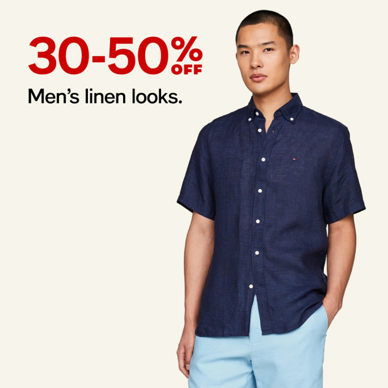 Men's linen looks