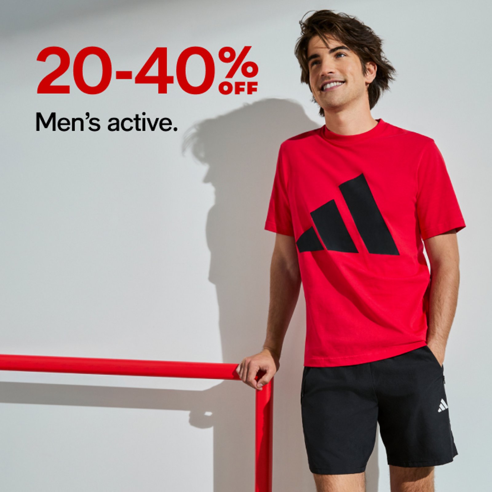 20-40% off Men's active