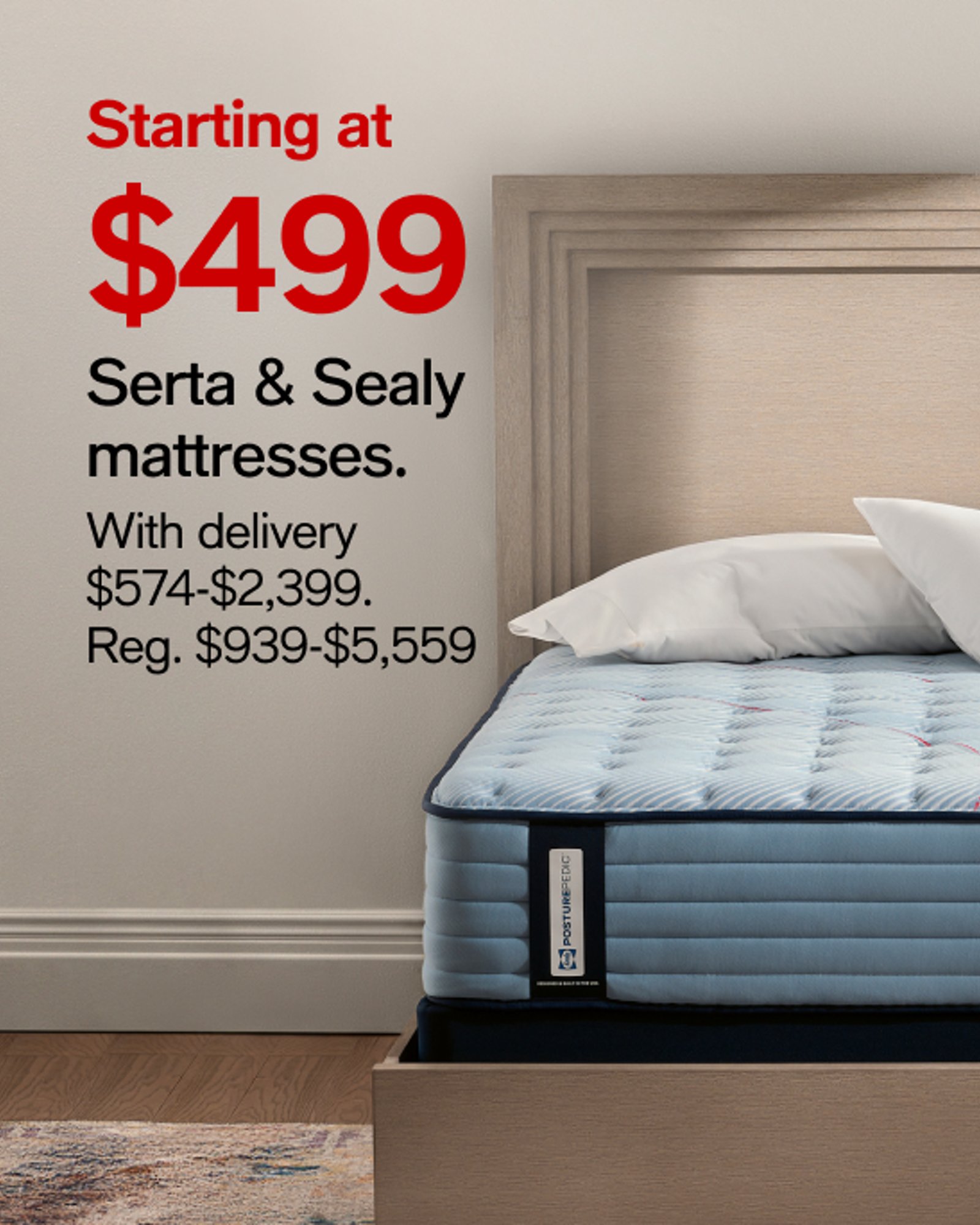 $ 499 sealy