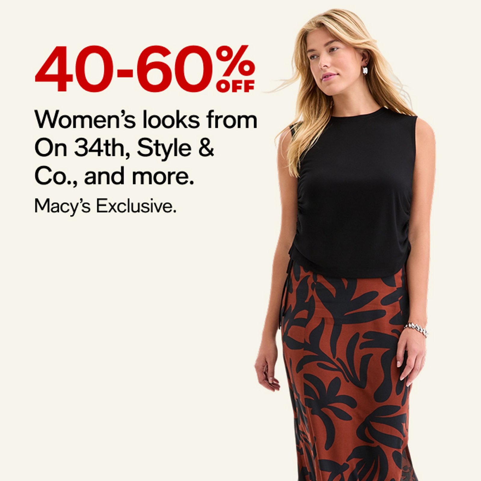 40-60% off Women's Looks