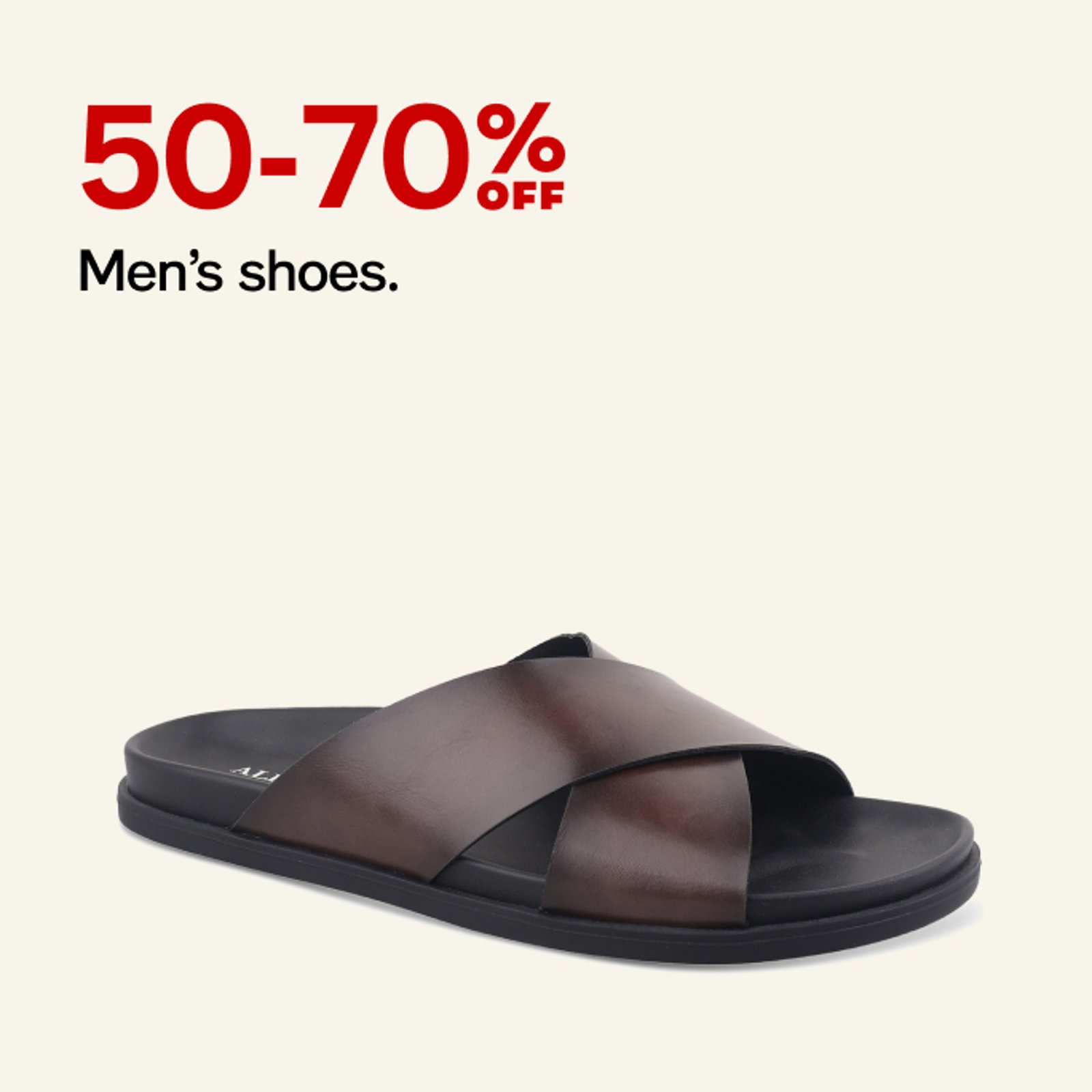 50-70% off  Men's shoes