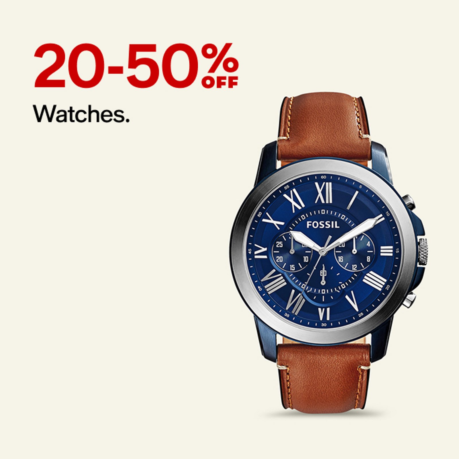 20-50% Off Watches