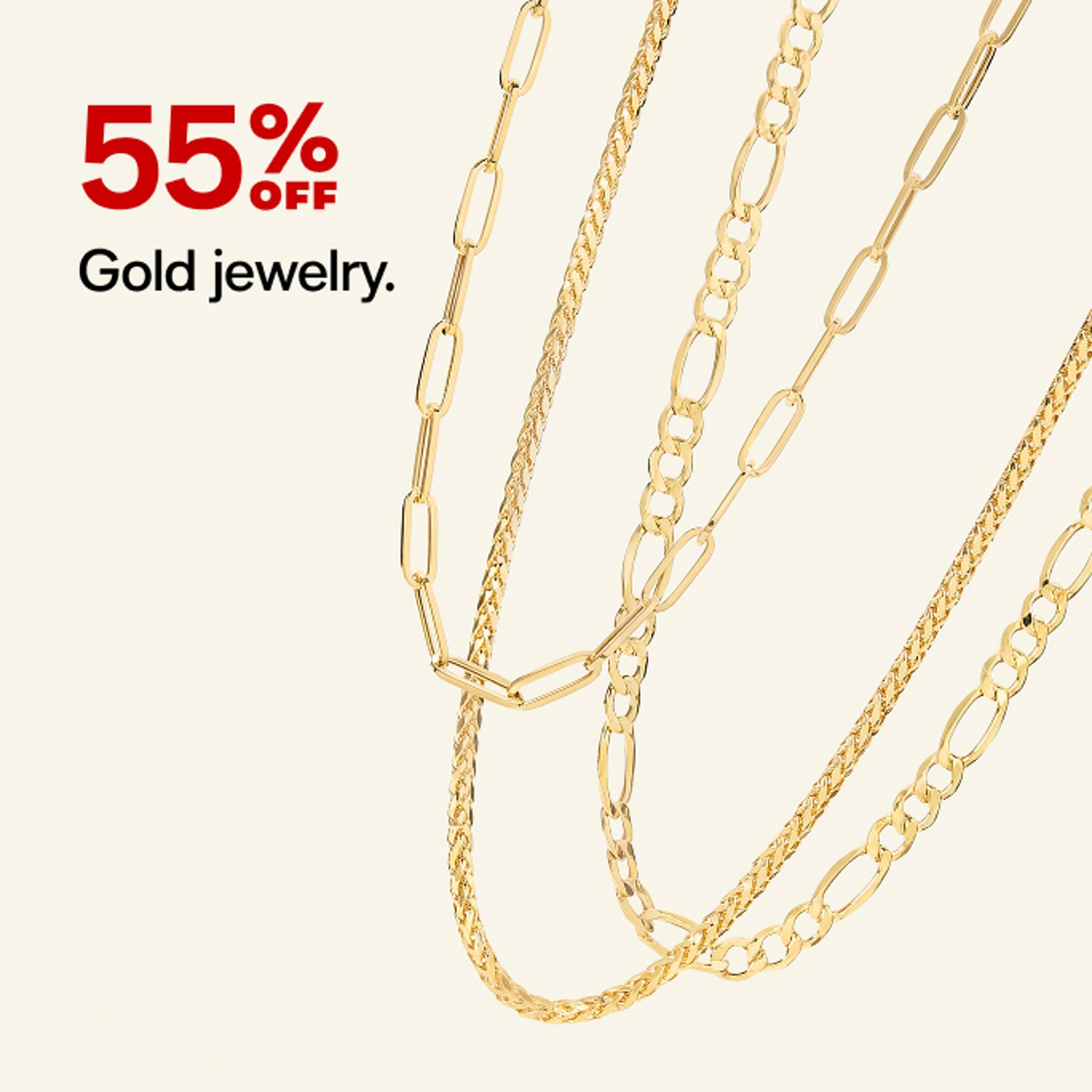 55% Off Gold Jewelry