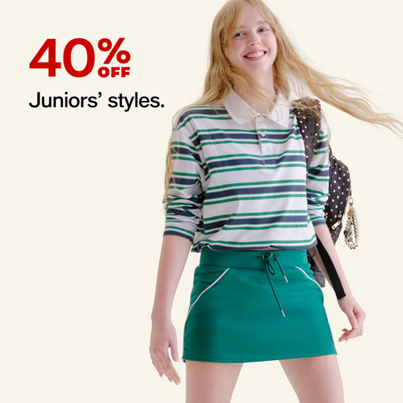 40% off Juniors