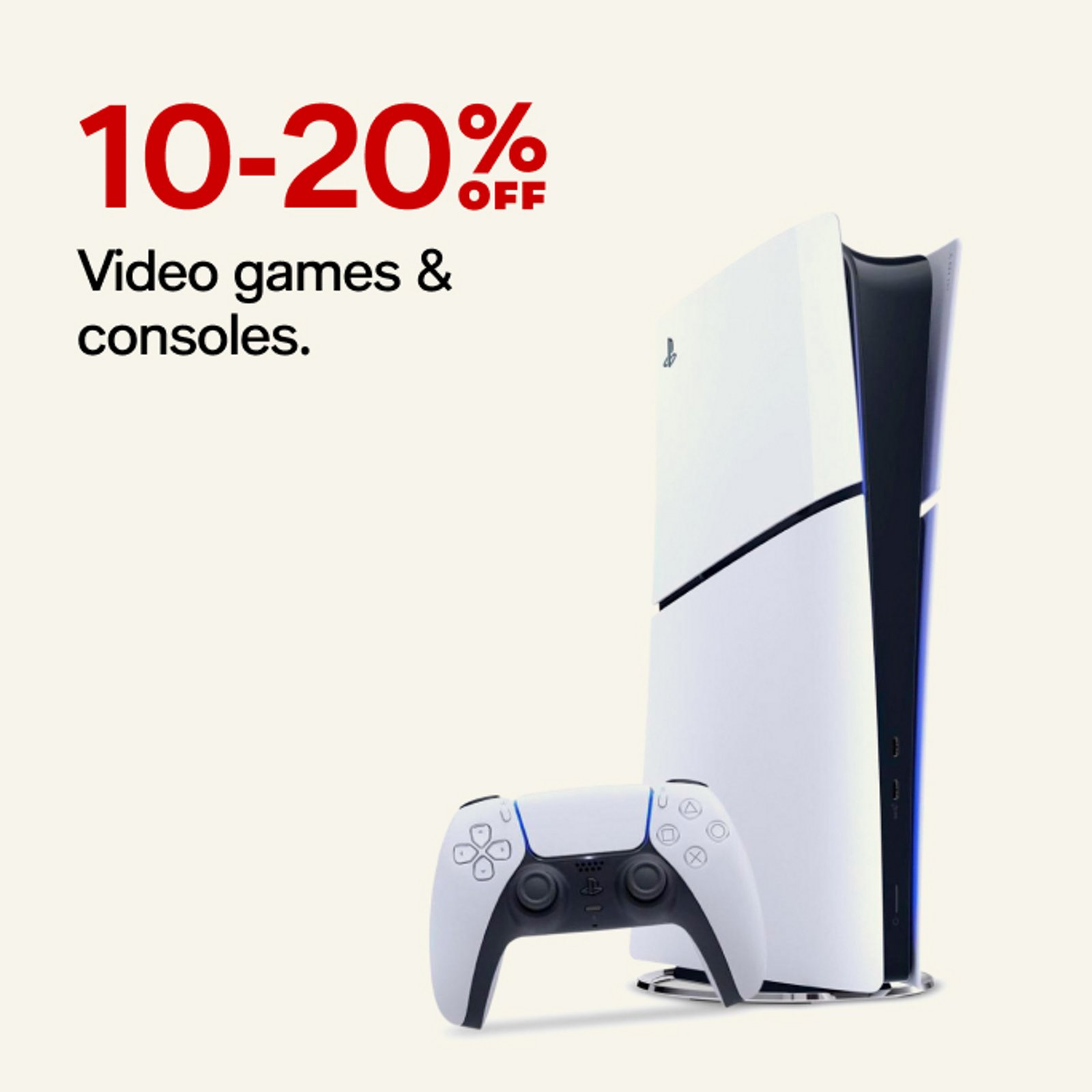 10-20% off video games