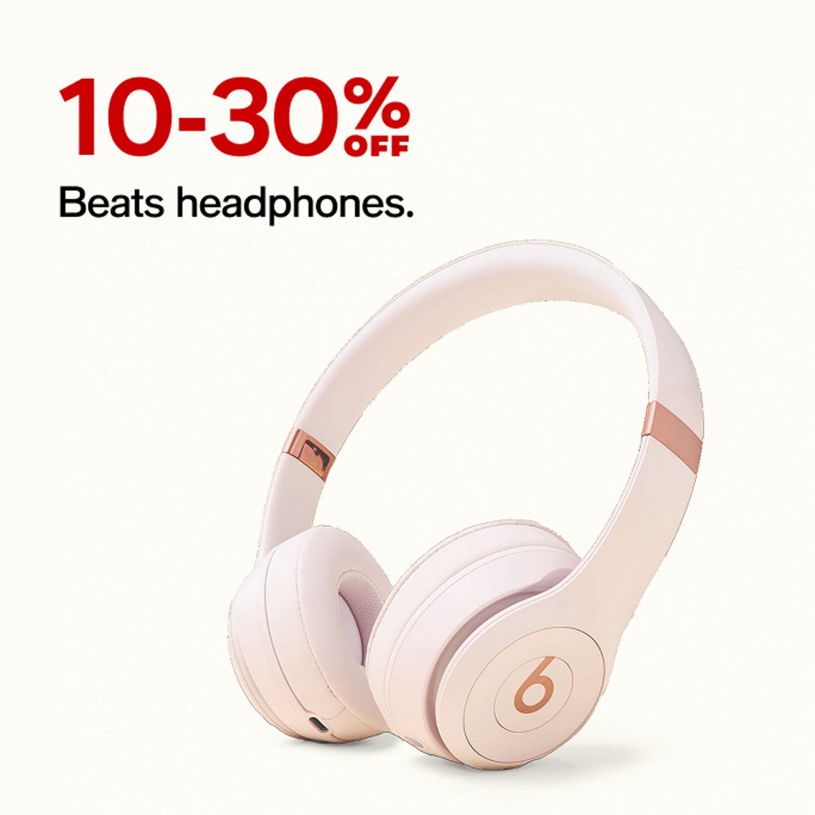 10-30% off beats headphones