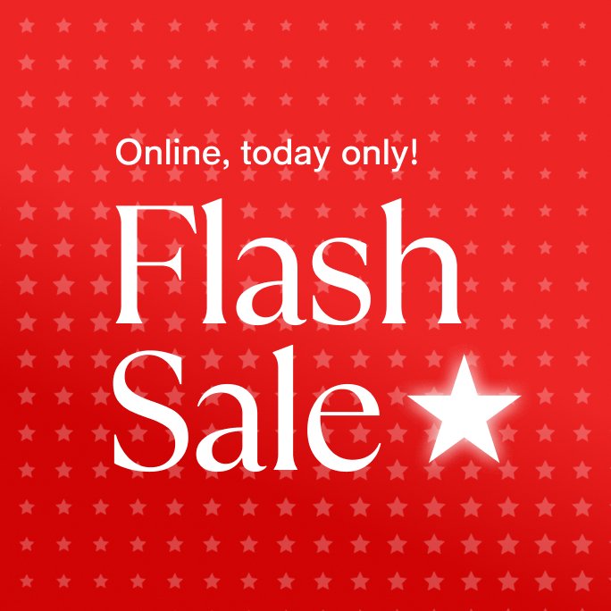 Flash sale