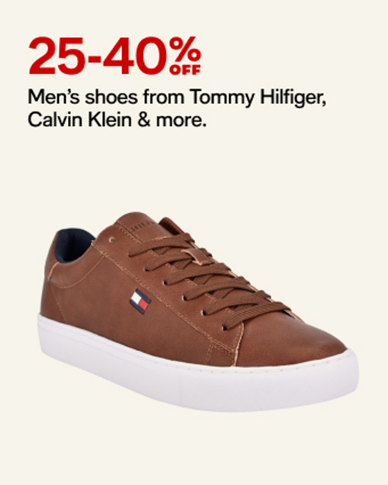 25-40 off Mens shoes from tommy Hilfiger