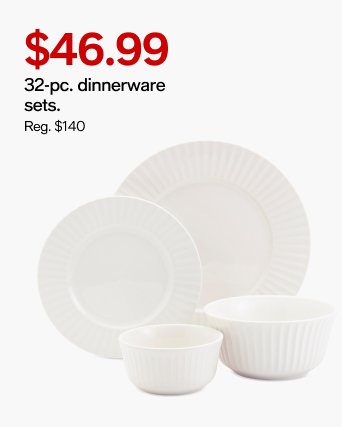 dinnerware sets