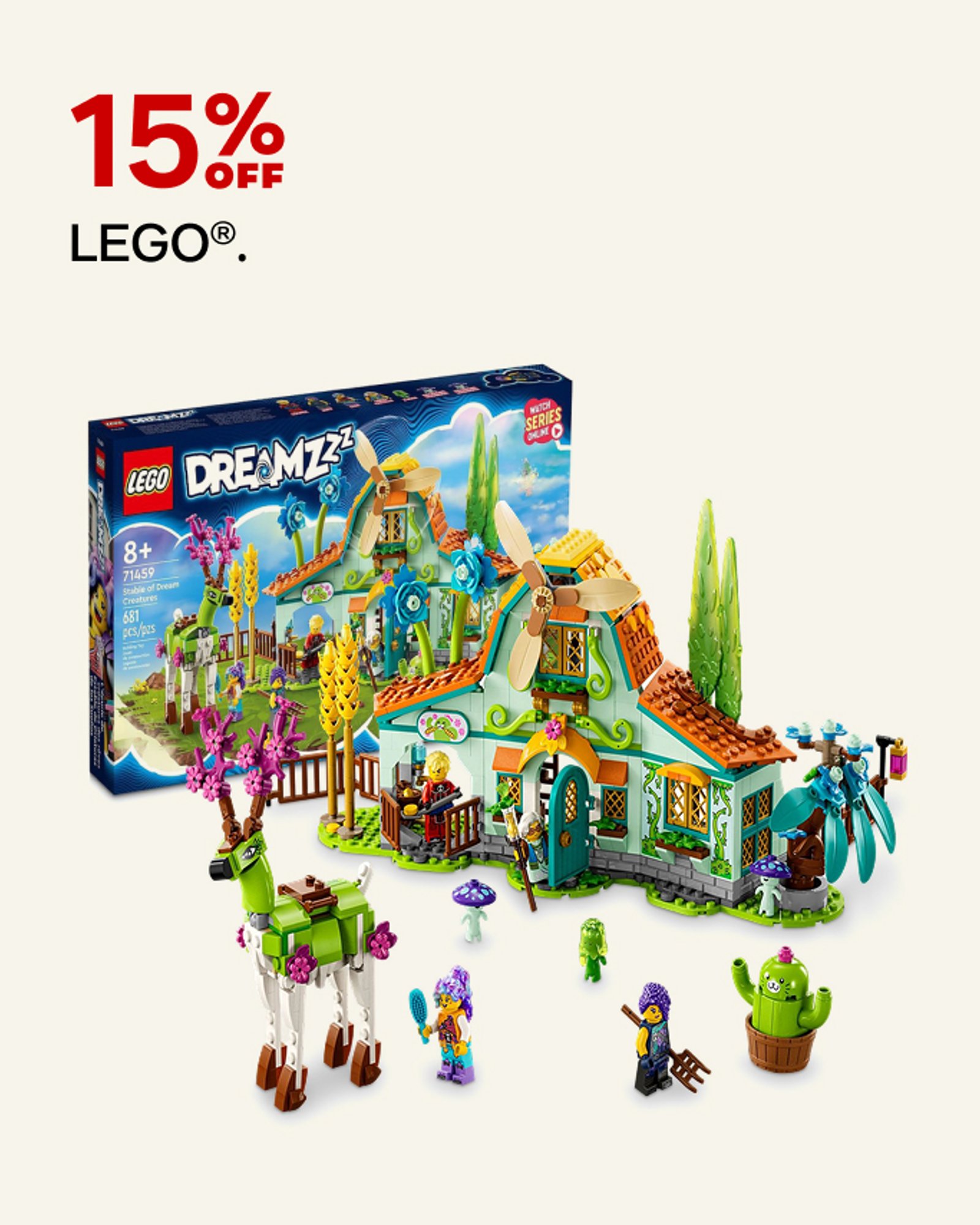 15% oFF lego