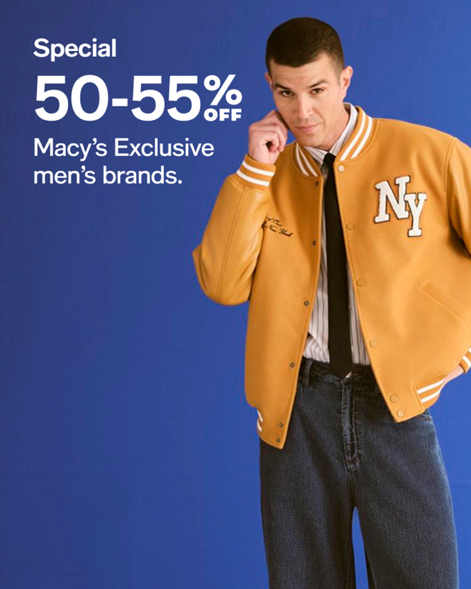50-55% off Mens brands